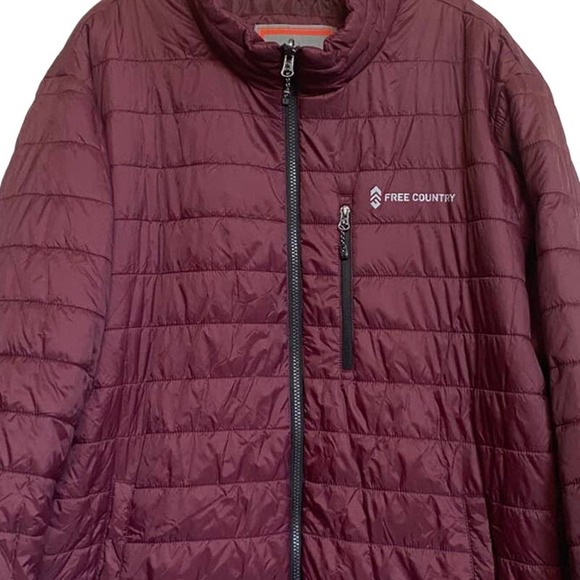 Free Country Men's Burgundy Jacket - Picture 6 of 9